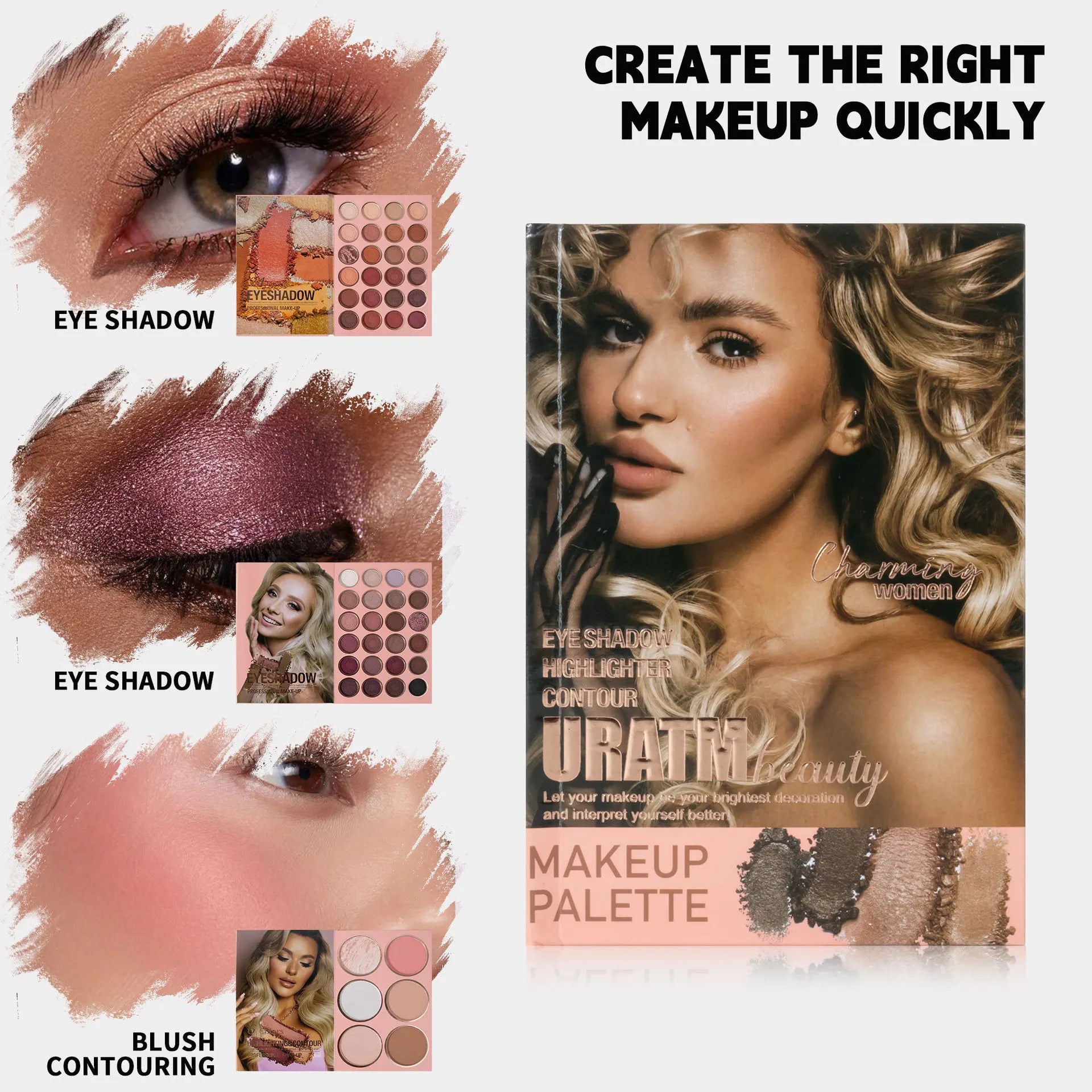 GlamBook™ – 67 Pro Shades in One Stunning Palette 📖