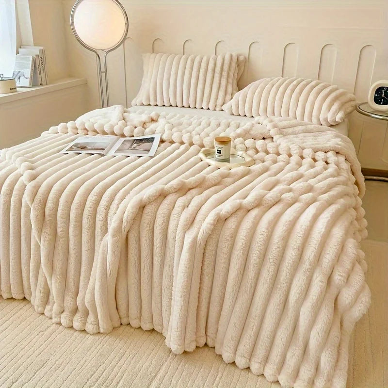 MarshmallowHug™ – Ultra-Soft Winter Fur Blanket